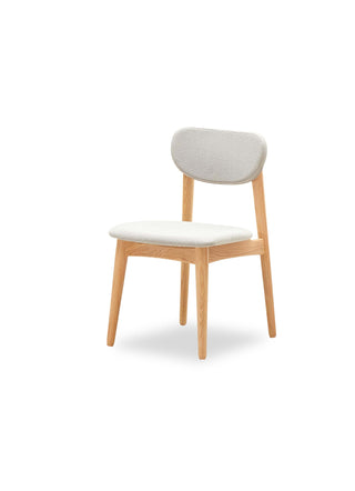stylish jim oak dining chair padded back