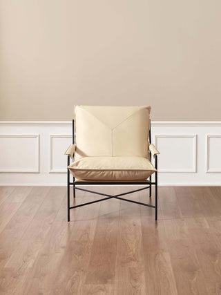 stylish metal leo single chair