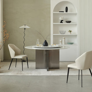 stylish round dining table ruby