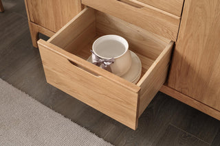 stylish sierra oak sideboard cabinet