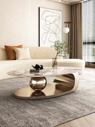 stylish sintered stone top coffee table