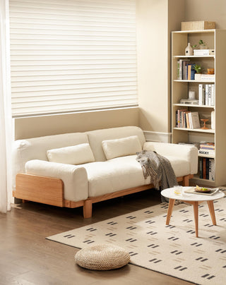 stylish sol sofa oak wood design