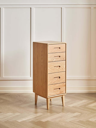 stylish terre narrow chest of drawers