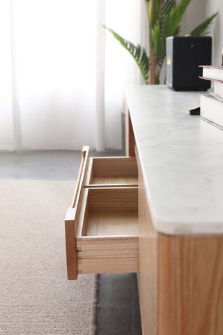 stylish vito tv console oak for contemporary homes