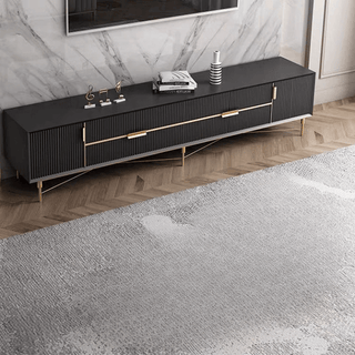 stylish wooden media console dola