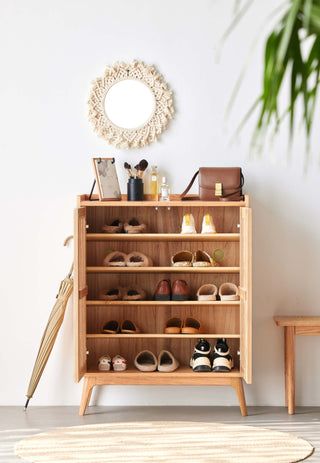 talia shoe cabinet doors open