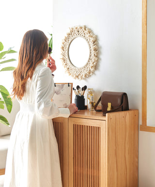 talia wooden shoe stand