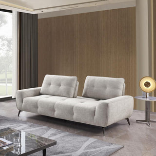 tania light grey fabric sofa