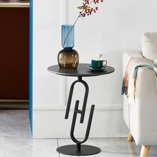 teresa small side table with decor