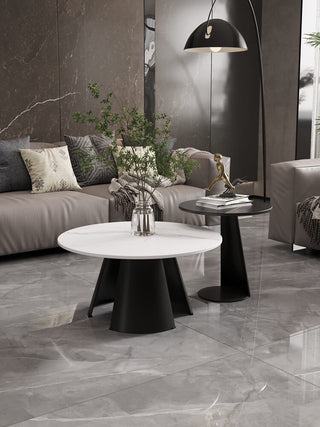 tessa coffee table marble round