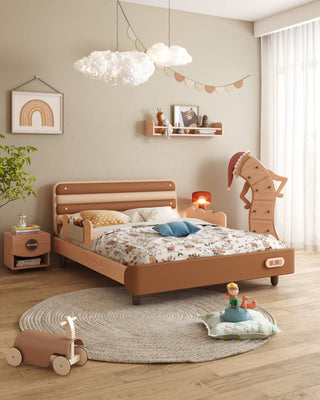 tiki floating kids bed safe fun bedroom furniture