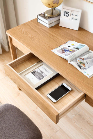 toledo wooden study table with drawer