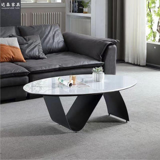 trento sofa coffee table oval stone top