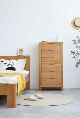 tropea oak wood chest drawers legs