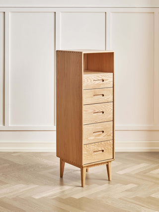 unique terre narrow chest of drawers style