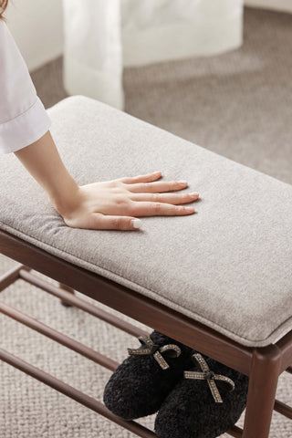 upholstered entryway bench gianna