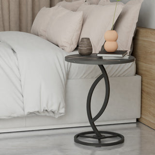 valeria black round side table legs