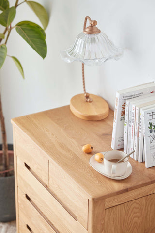 vasto oak chest of drawers home decor