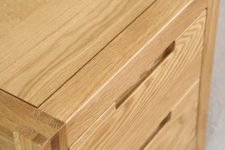 venet classic bedside oak wood