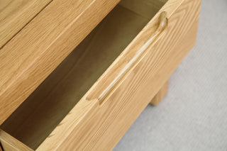venet oak bedside essential storage