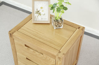 venet wooden bedside storage