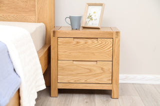 venet wooden bedside table