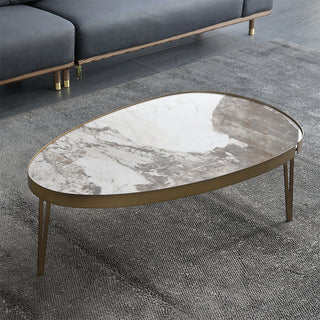 verdi black marble coffee table gold frame
