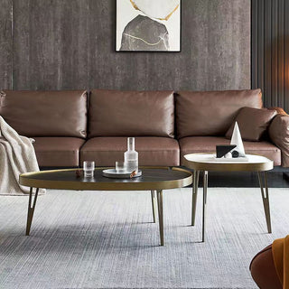 verdi black marble coffee table