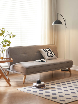 verona small sofa bed wooden legs