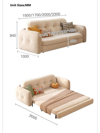 wanda elegant pull out sofa bed