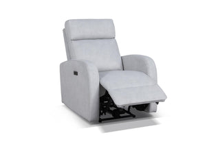 water repellent grey recliner nathan