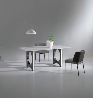 white marble dining table maya