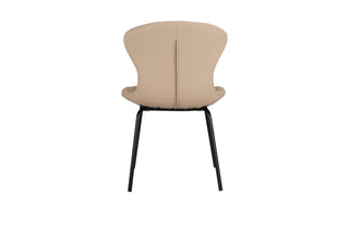 yanis beige kitchen chair back view