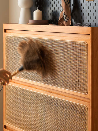 yara shoe cabinet wood modern