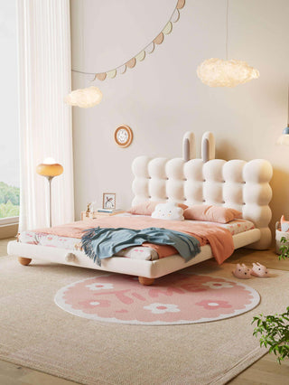 yoyo bunny kids bed adorable ear detail