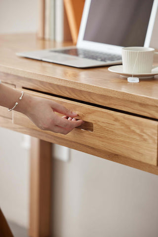 zamor study desk shelves standalone