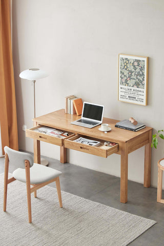 zamor study desk with hutch option