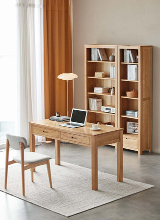 zamor study desk with shelves modern style