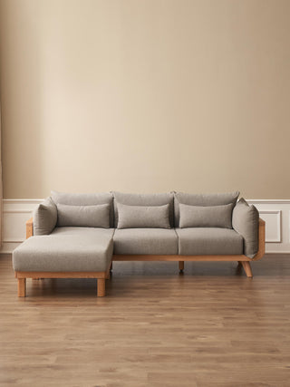 zuri japandi sofa oak wood