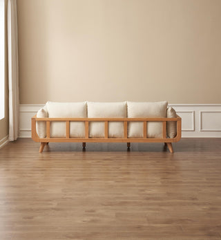 zuri sofa 3 seater japandi style