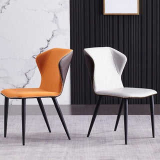 2 dining chair dual tone