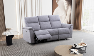 3 seater fabric recliner sofa
