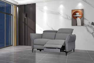 anson electric recliner sofa tech fabric design