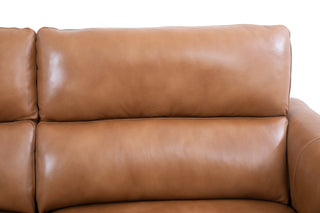 brown 3 seater leather sofa vicky