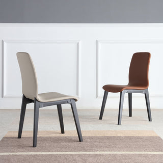 brown beige dining chair