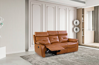 leather sofa recliner stacy brown