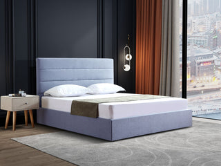 light blue headboard jayden bedframe