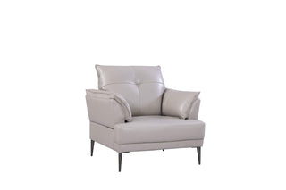 melvin grey leather sofa