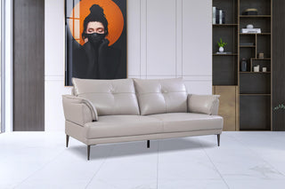 melvin luxury leather sofa