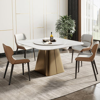 square dining table sintered stone top